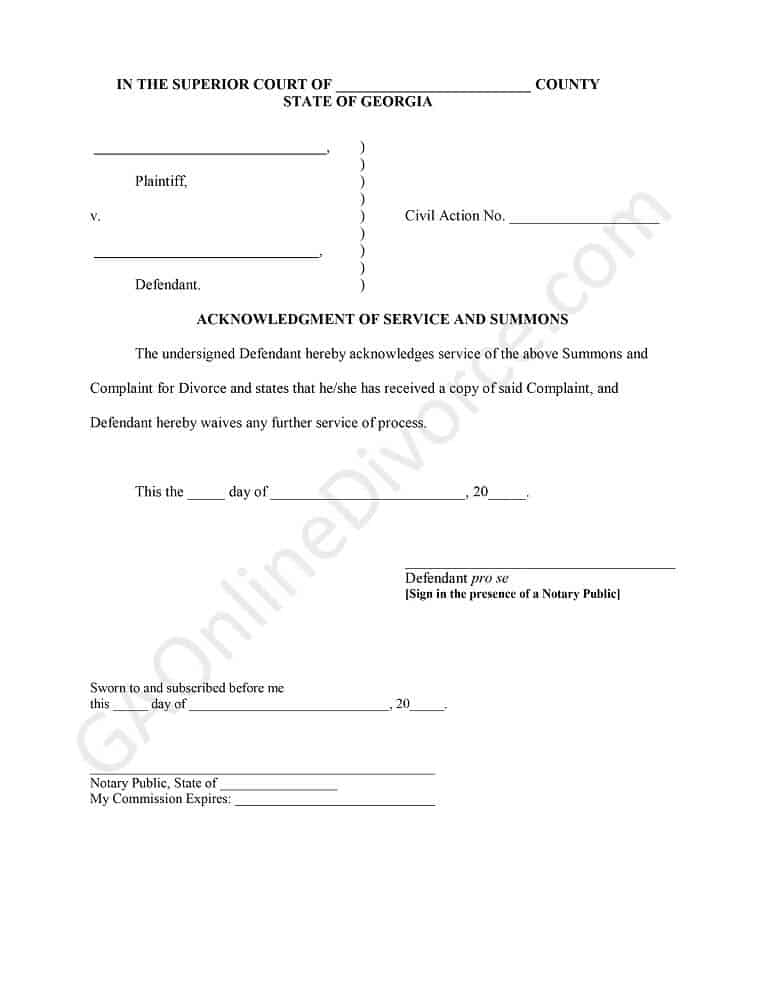 DIY Divorce How Do I File For Divorce In Georgia 